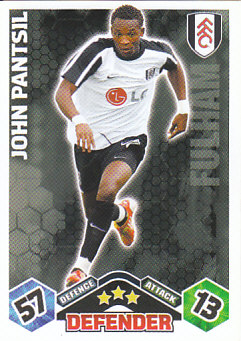 John Pantsil Fulham 2009/10 Topps Match Attax #149
